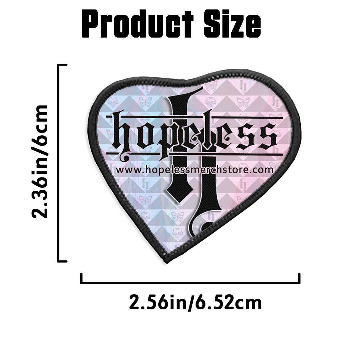 hopeless Heart Iron-on Patch