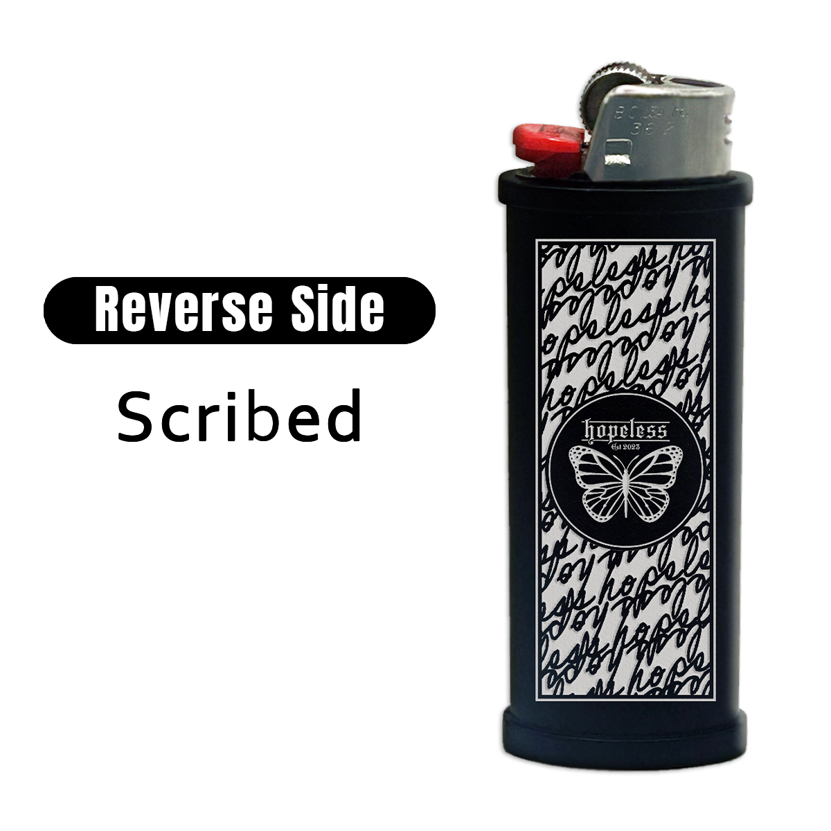 People Disappear Here Engraved Lighter