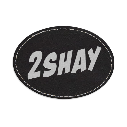 2Shay Oval Engraved Patch