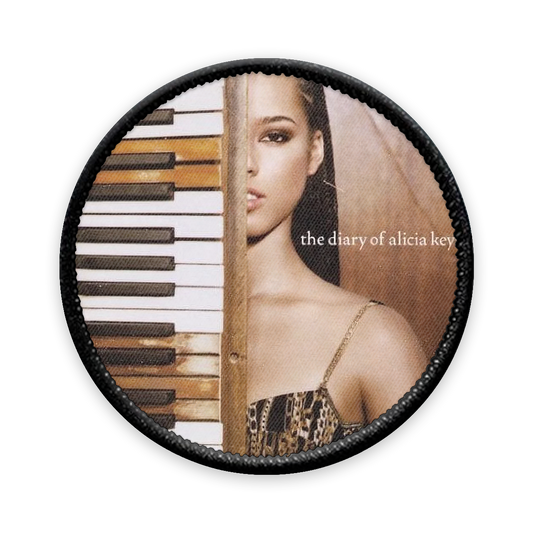 Diary of Alicia Keys Circle Iron-on Patch