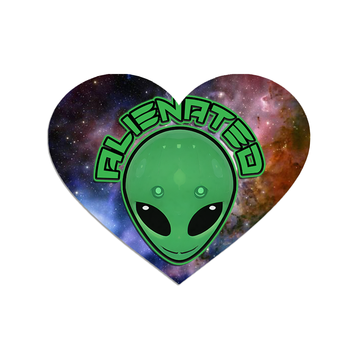 Alienated Heart Sticker