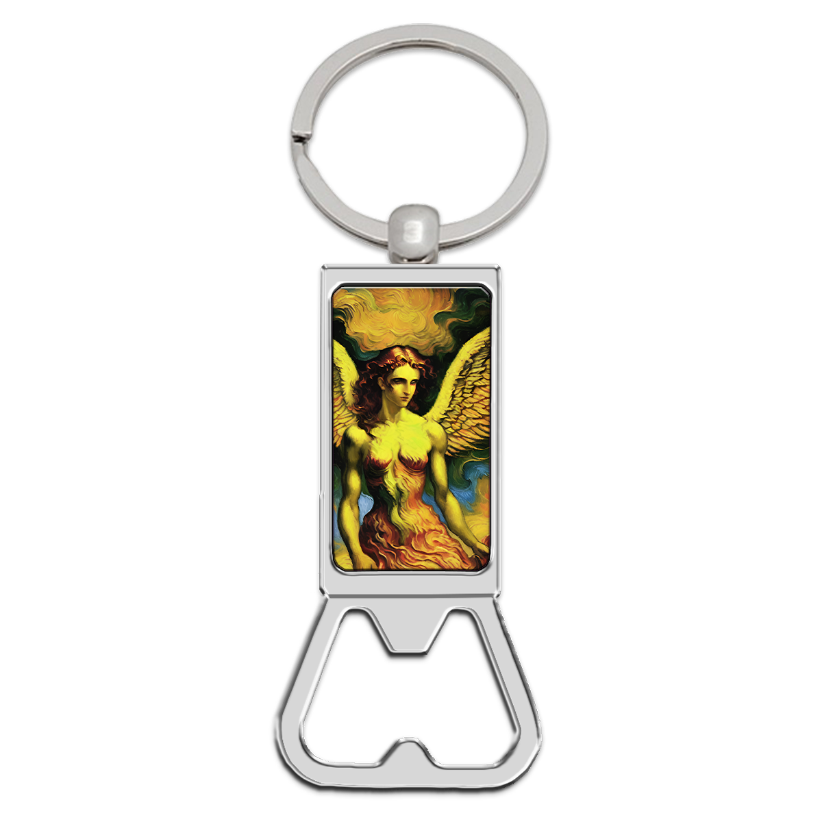 Angel on Fire Bottle Opener