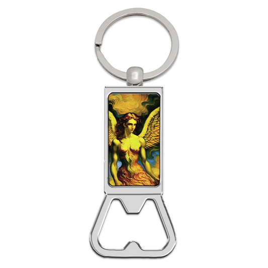 Angel on Fire Bottle Opener