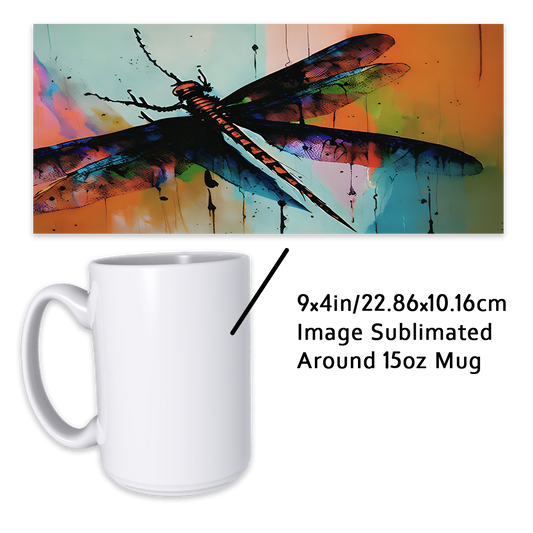 Dragonfly 15oz Mug