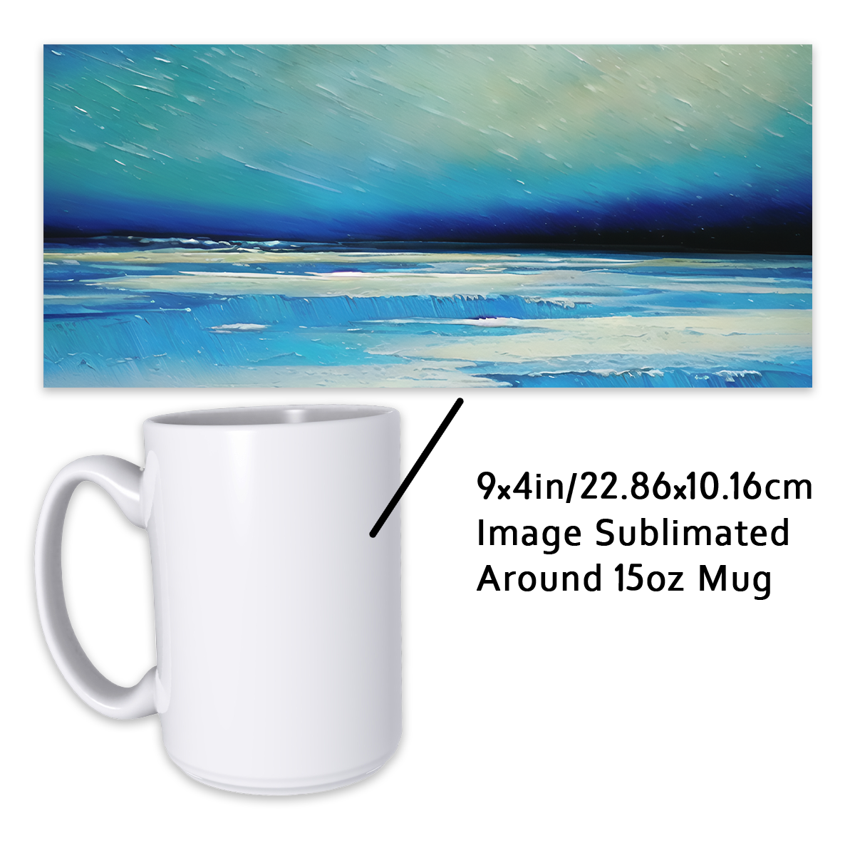 Glacial with the Blue Ice 15oz Mug