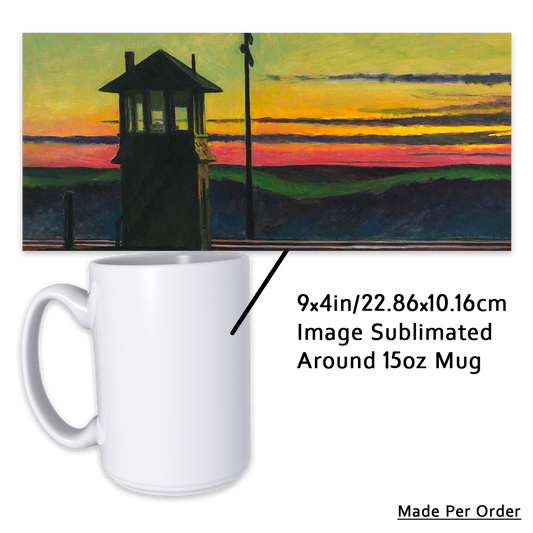 Railroad Sunset 15oz Mug