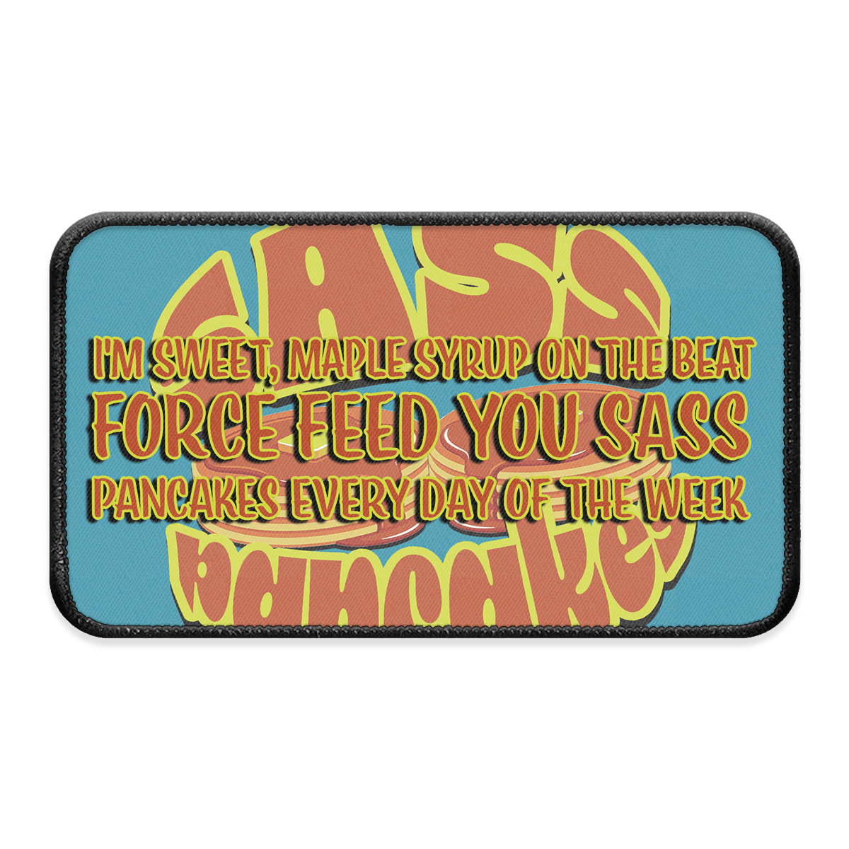 Sass Pancakes XL Iron-on Patch