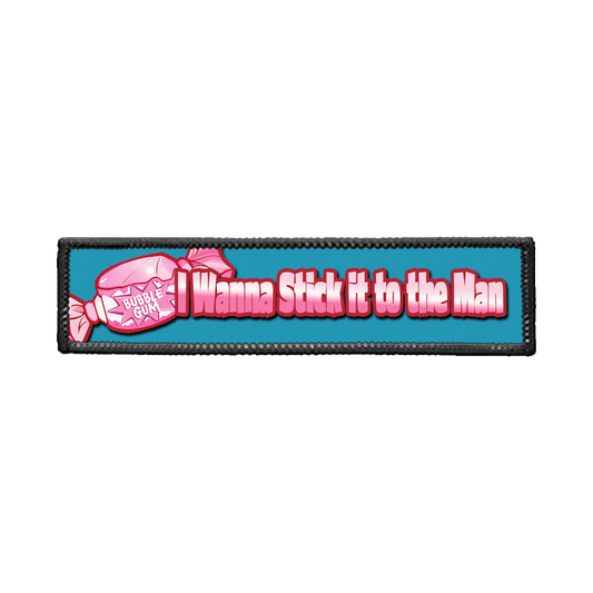 Bubblegum Strip Iron-on Patch