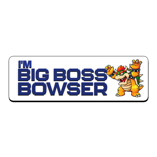 Big Boss Bowser Name Tag