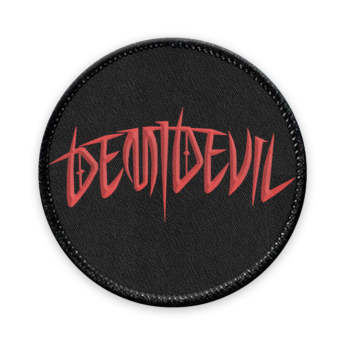 DemiDevil Circle Iron-on Patch