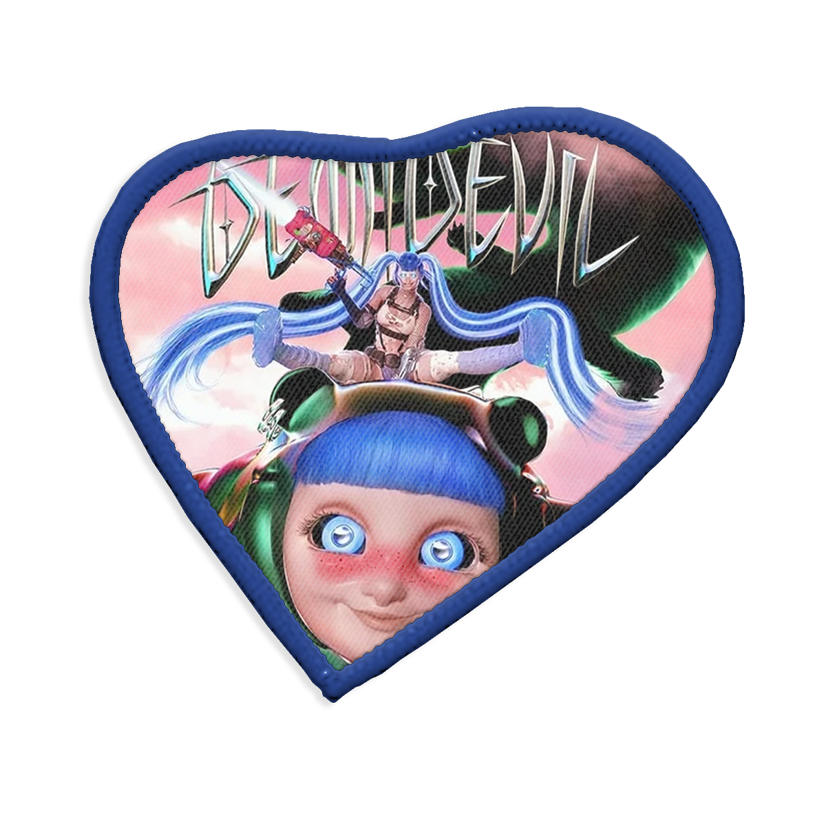 DemiDevil Heart Iron-on Patch