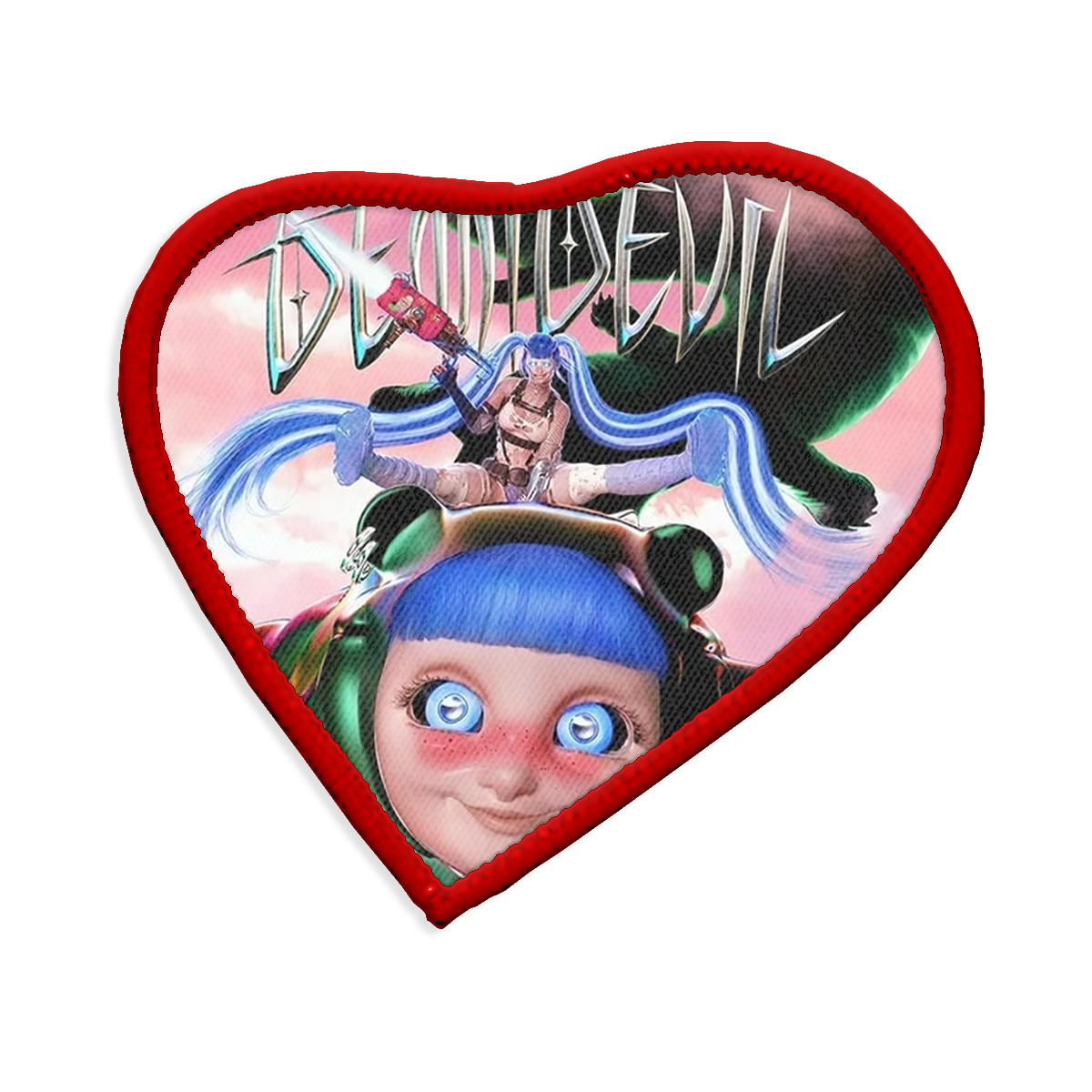 DemiDevil Heart Iron-on Patch