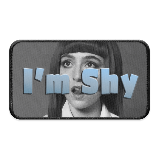 I'm Shy XL Iron-on Patch