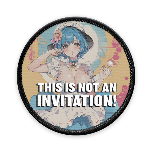 Invitation Circle Iron-on Patch