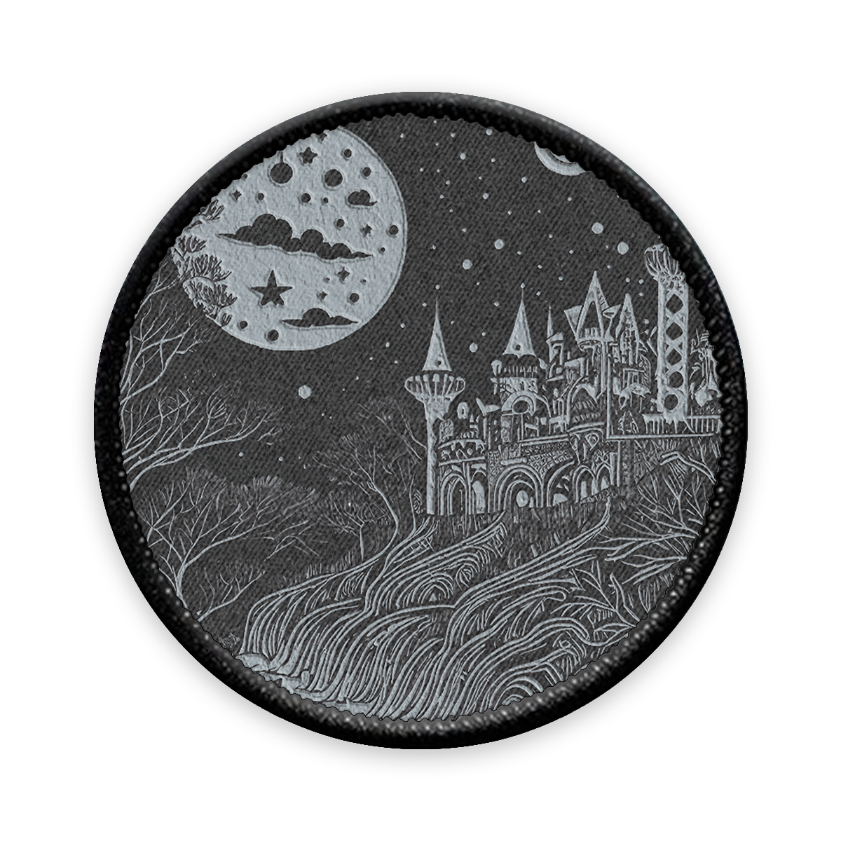 Moonlight Magic Circle Iron-on Patch