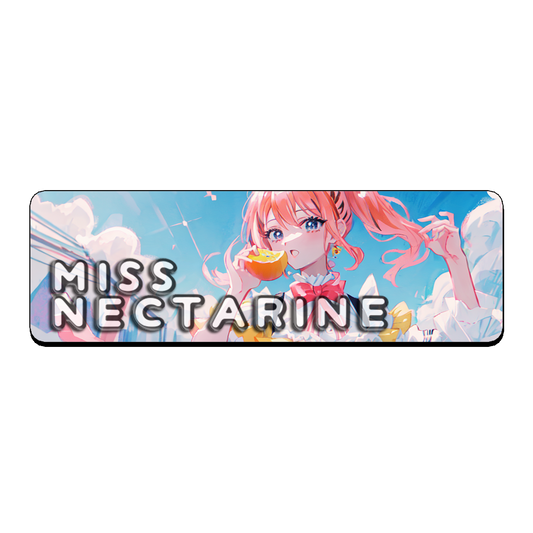 Miss Nectarine Name Tag