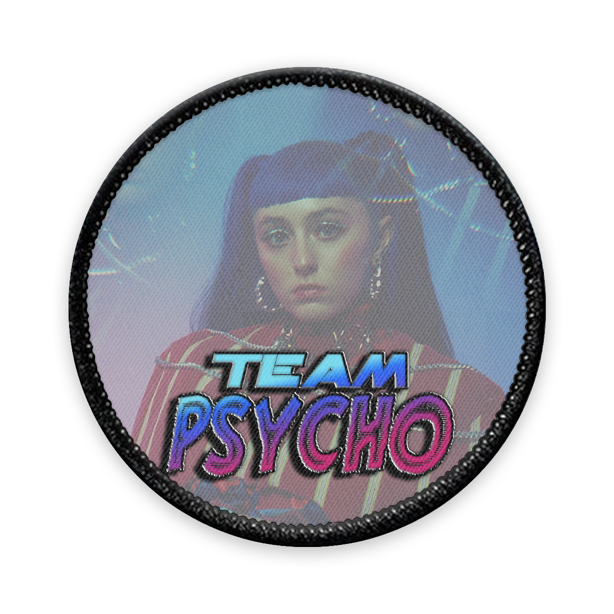 Team Psycho Circle Iron-on Patch