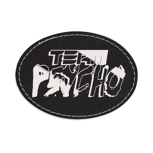 Team Psycho Oval Engraved Patch