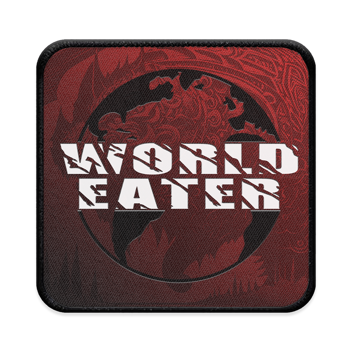 World Eater Square Iron-on Patch