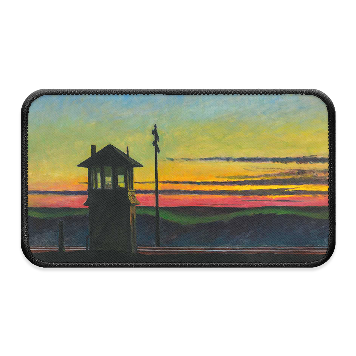 Rail Sunset XL Iron-on Patch