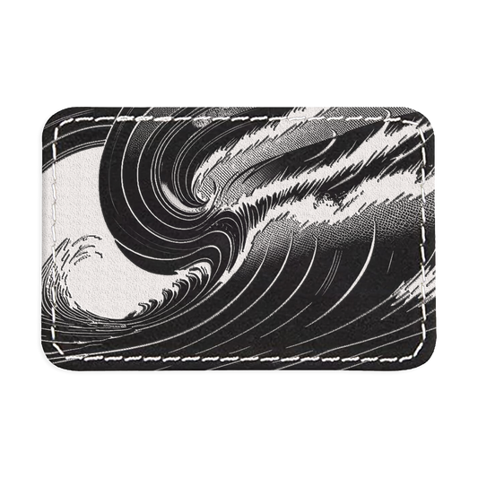 Crashing Waves Engraved Patch