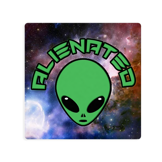 Alienated Square Sticker