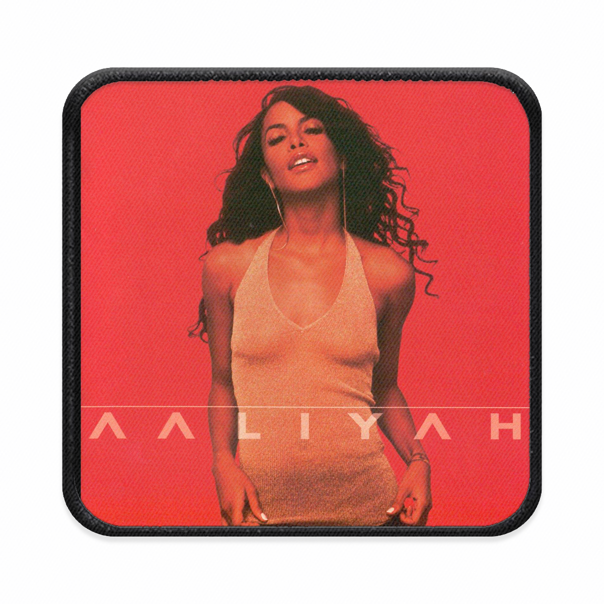 Aaliyah Square Iron-on Patch