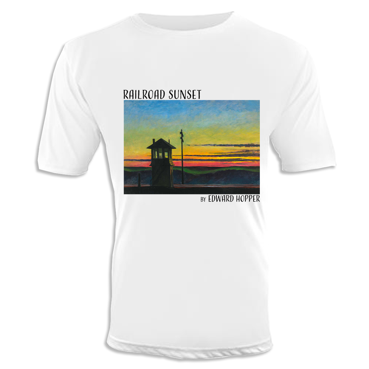 Railroad Sunset Unisex T-Shirt