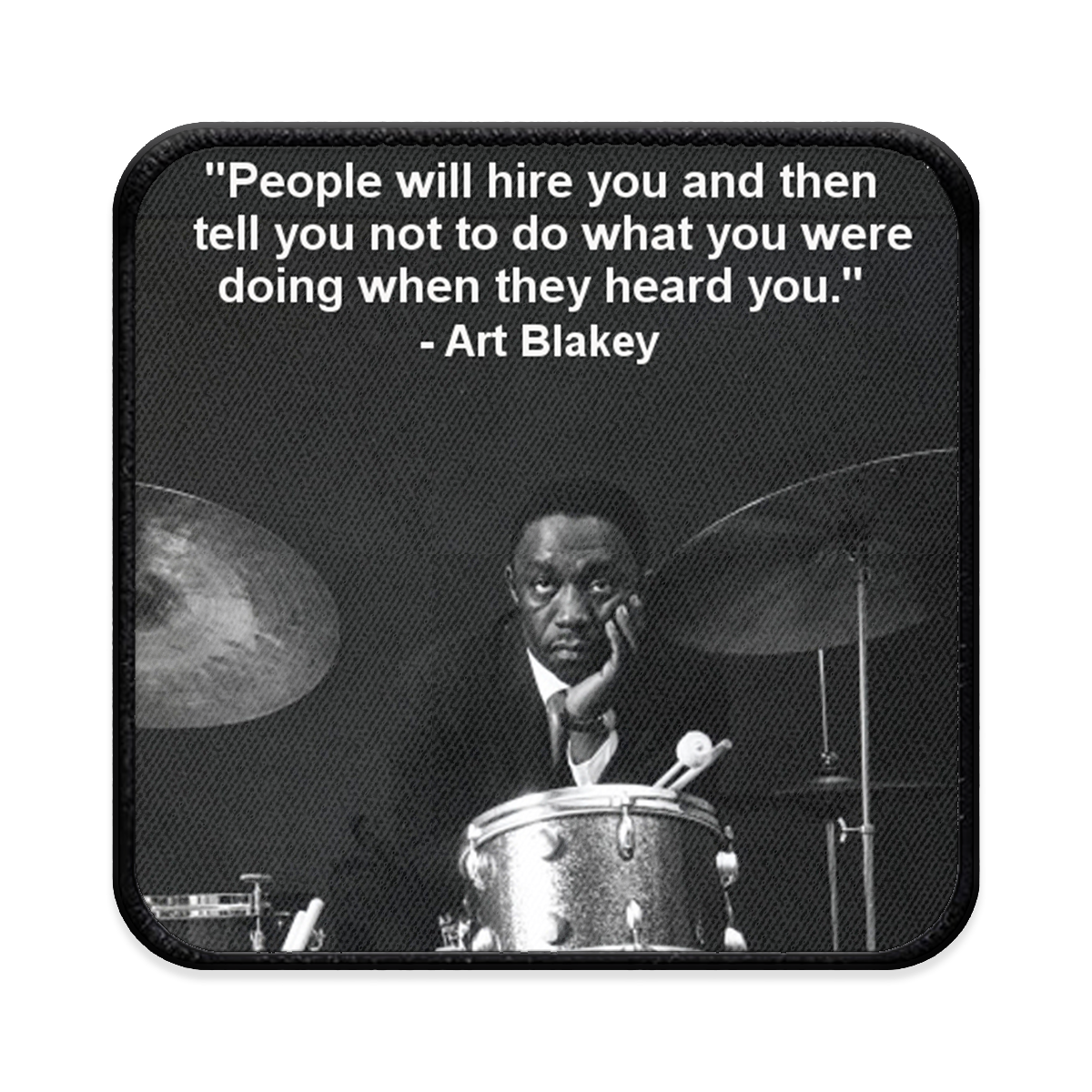 Art Blakey Square Iron-on Patch