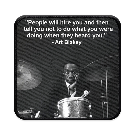 Art Blakey Square Iron-on Patch