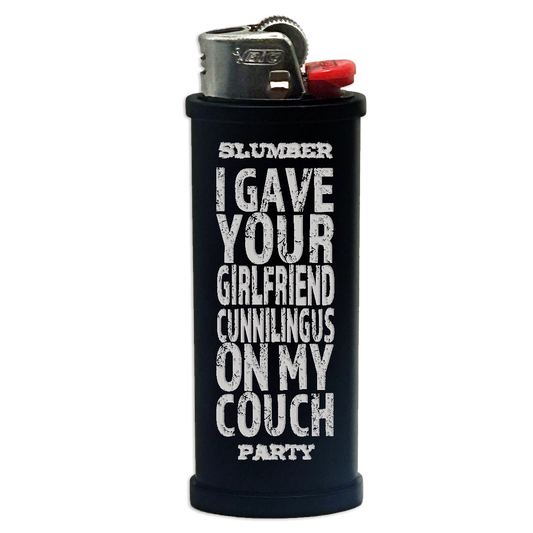 Slumber Party Engraved Lighter