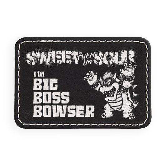 Big Boss Bowser Engraved Patch