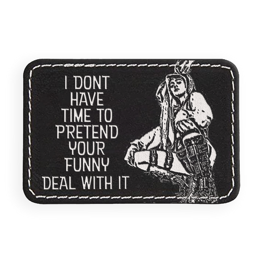 Deal With It Engraved Patch