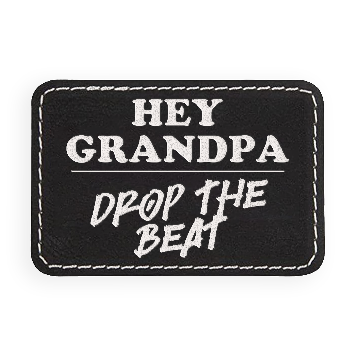 Drop the Beat Engraved Patch