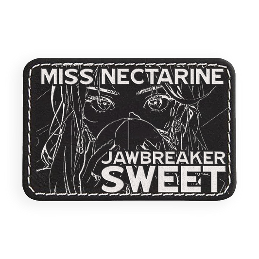 Miss Nectarine Engraved Patch