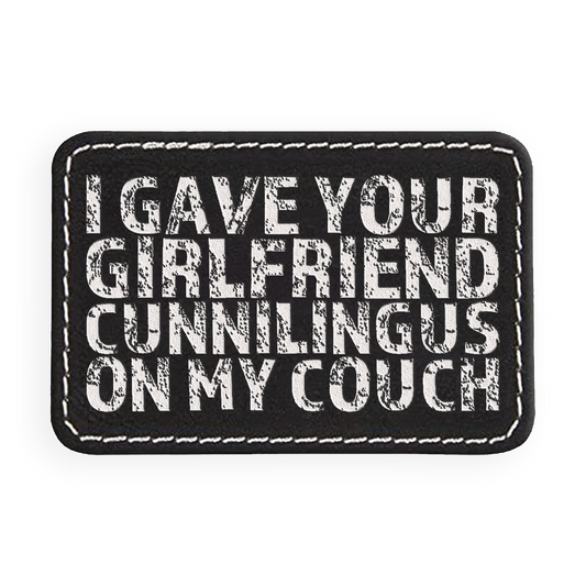 Slumber Party Engraved Patch