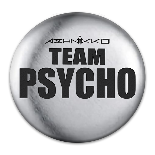 Team Psycho Engraved Button