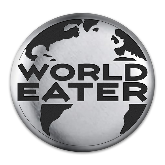 World Eater Engraved Button