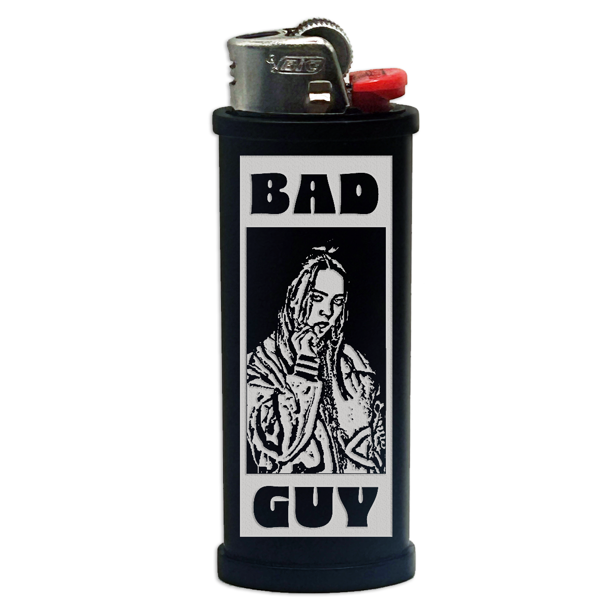 Bad Guy Engraved Lighter