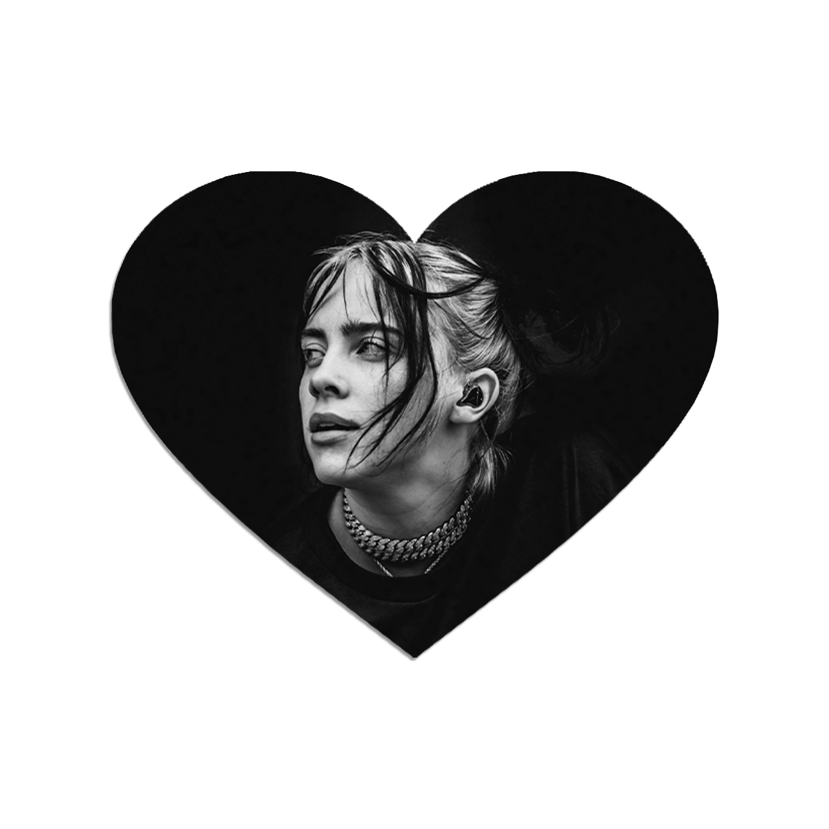 Billie Eilish Heart Sticker Hopeless