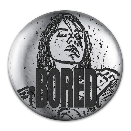 Bored Engraved Button