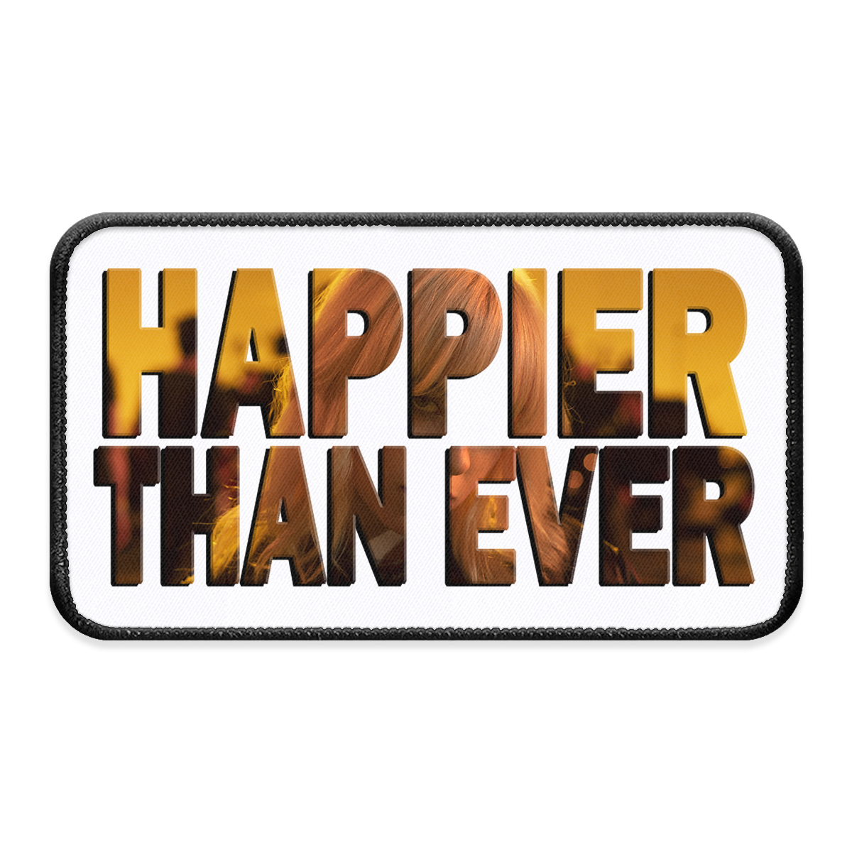 Happier Than Ever XL Iron-on Patch