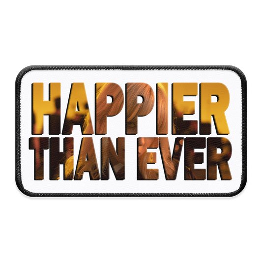 Happier Than Ever XL Iron-on Patch