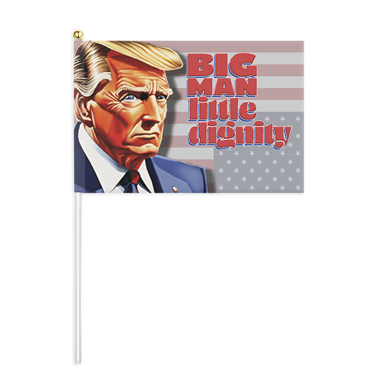 Big Man, Little Dignity Mini Flag