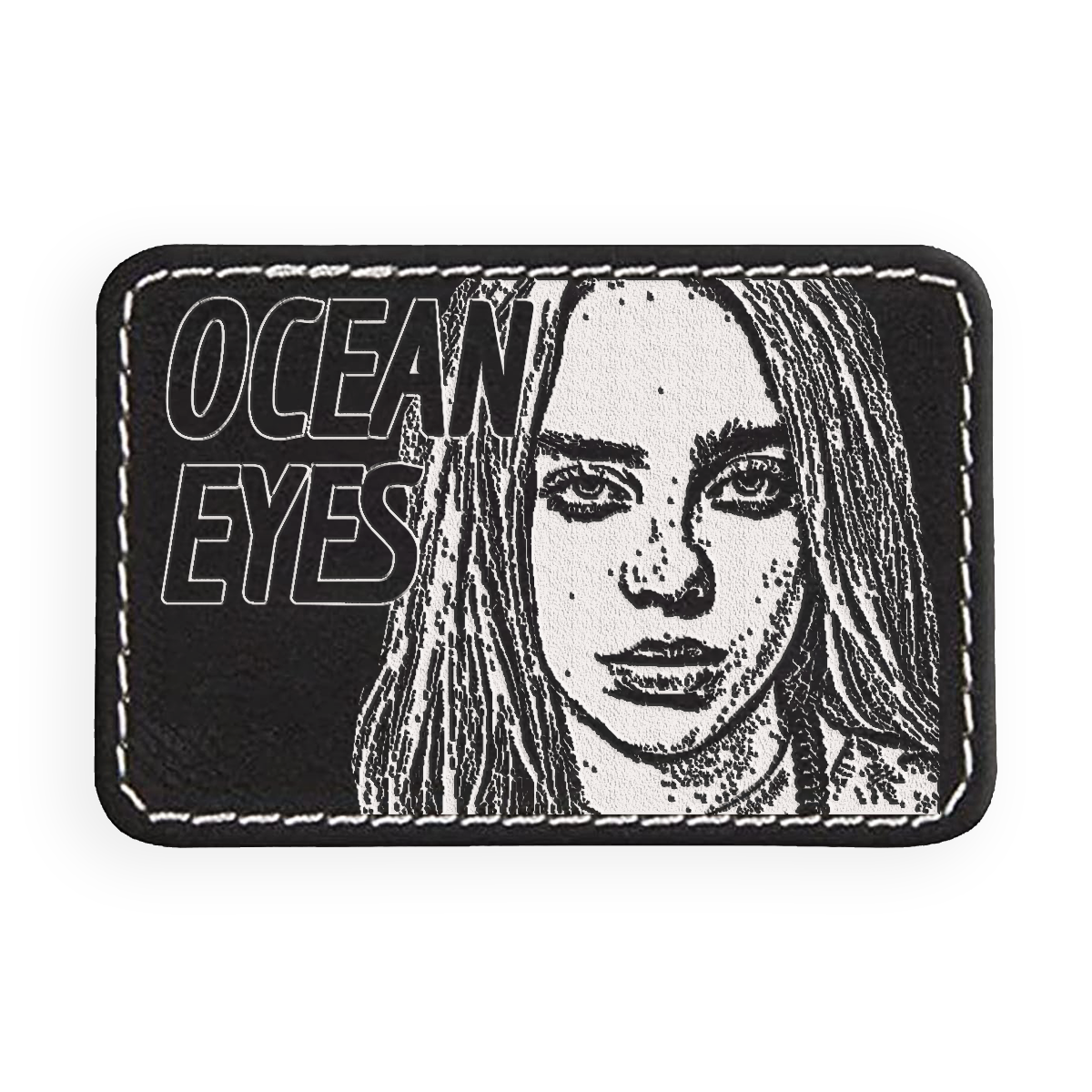 Ocean Eyes Engraved Patch