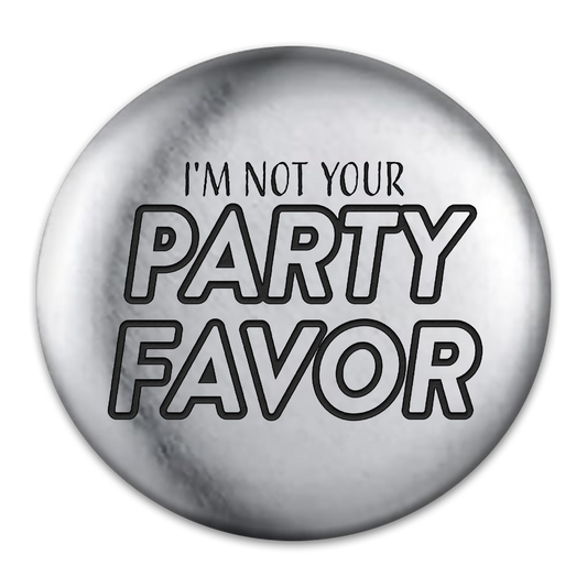 Party Favor Engraved Button