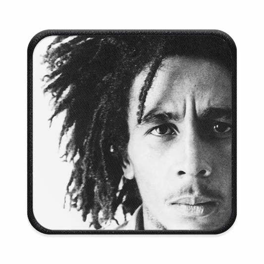 Bob Marley Square Iron-on Patch