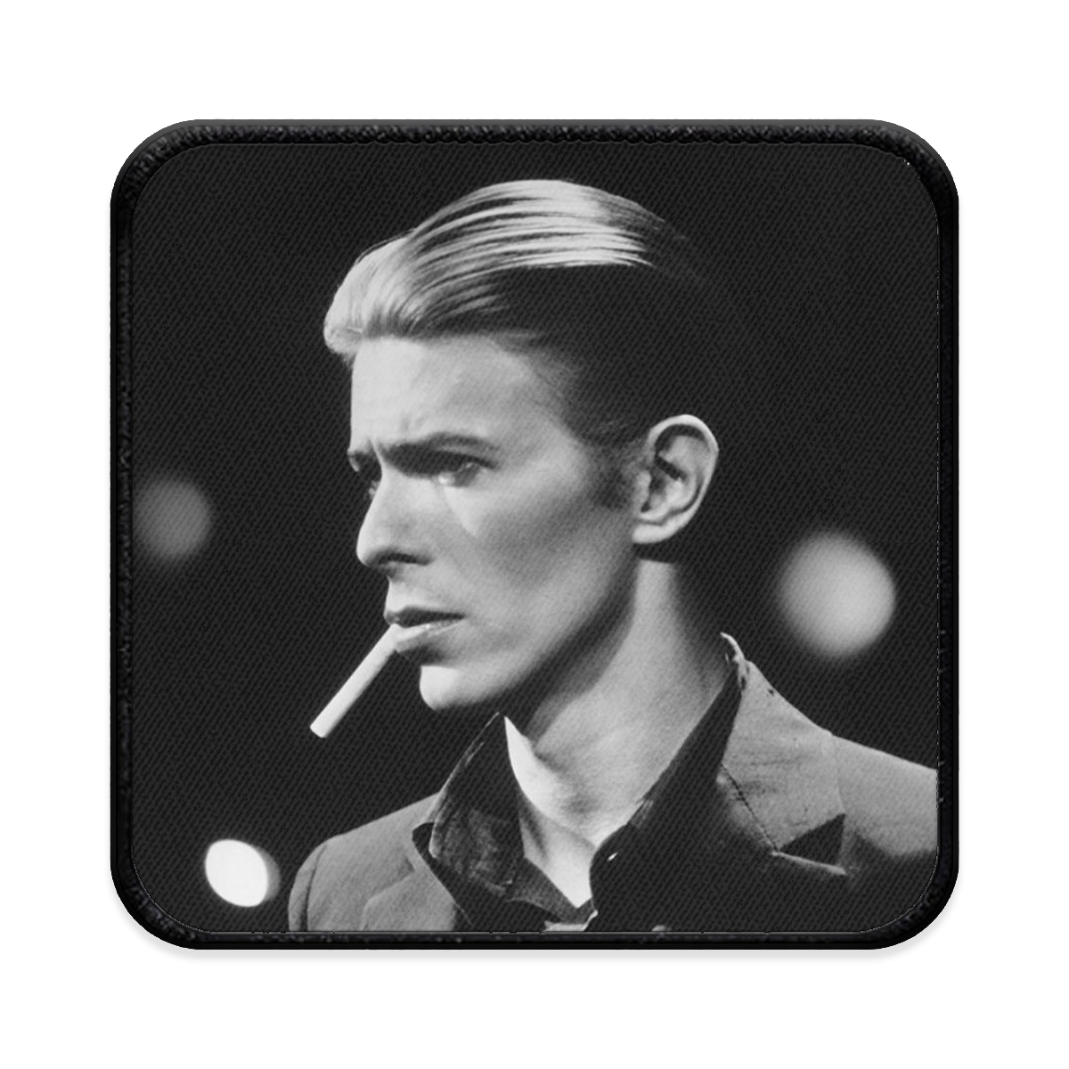 David Bowie Square Iron-on Patch