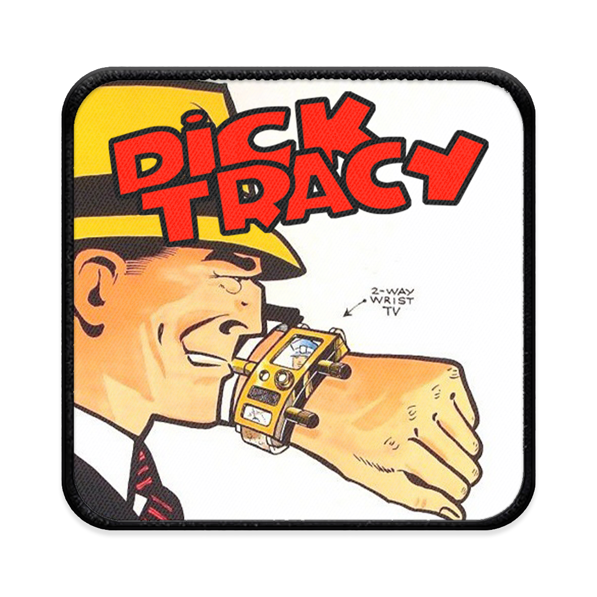 Dick Tracy Square Iron-on Patch