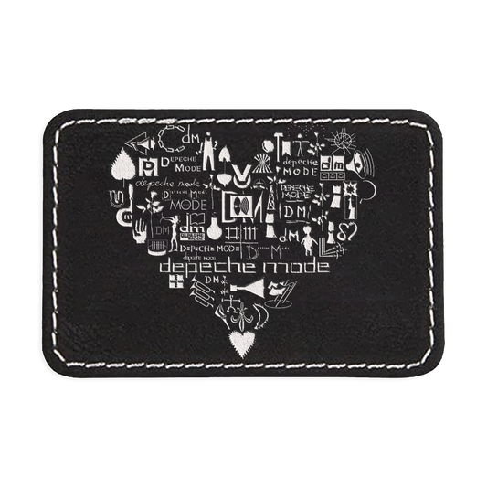 Depeche Mode Heart Engraved Patch